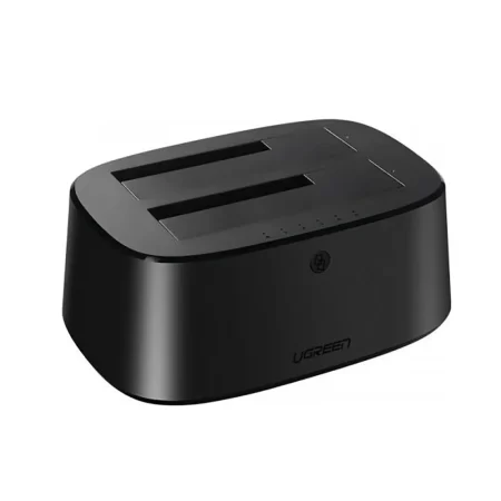 UGREEN 50857 Dual-Bay SATA Docking Station USB 3.0 – 28TB Support, Offline Cloning