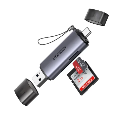 UGREEN 50706 SD Card Reader USB-C & USB-A 2-in-1, 5Gbps, Dual Slot
