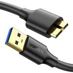 UGREEN 10841 USB 3.0 Type-A Male to Micro USB 3.0 Male Cable 1M – Black