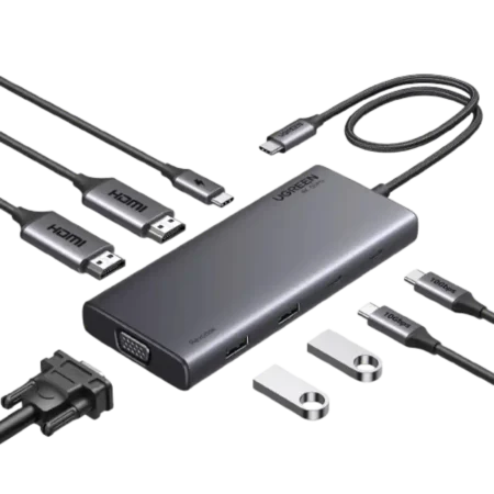 UGREEN 35588 8-in-1 USB-C 4K Docking Station with Dual Monitor Support