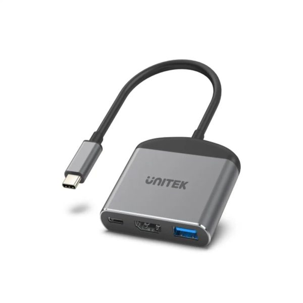 UNITEK D1102A USB-C to HDMI 8K Adapter with USB 3.0 and PD 100W