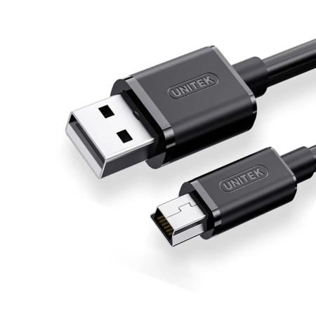 UNITEK Y-C432EBK USB 2.0 Type-A Male to Mini 5-Pin Data Cable 1.5M