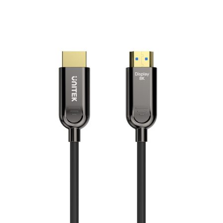 UNITEK C11085GY01-60M HDMI to HDMI Fiber Optic Cable 8K@60Hz, 60 Meter